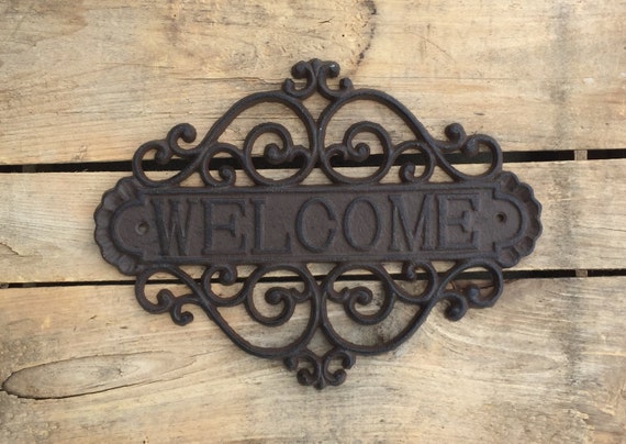 Large Welcome Sign