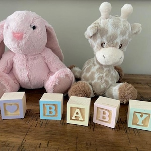 Mini blocs lettres en bois, mini blocs alphabet en bois, blocs lettres ABC