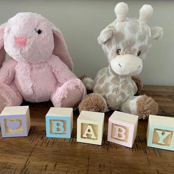 Mini Wooden Letter Blocks