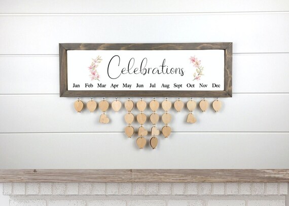 Celebrations Calendar Board