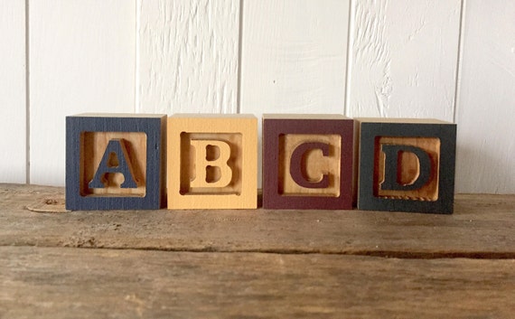 small wooden letter blocks