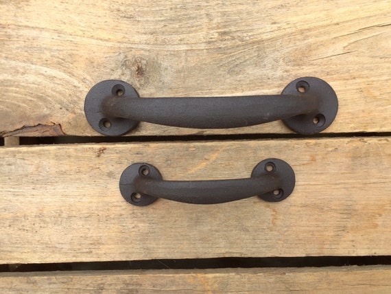 Cast Iron Curved Cupboard Handle