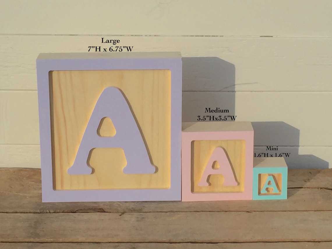 Wooden Letter Blocks Wooden Alphabet Block ABC Block - Etsy Canada