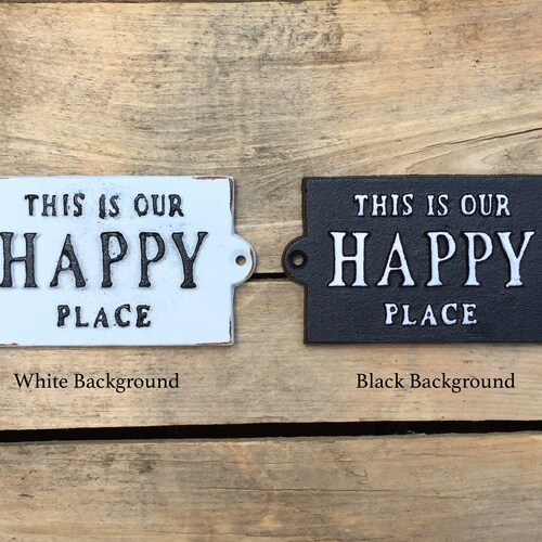 This is Our Happy Place Steel Wall Decor Etsy