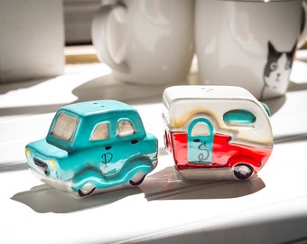 Car and Camper Salt and Pepper Shakers