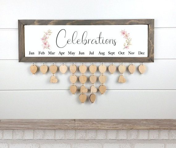 Celebrations Calendar Board