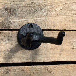 Tool Hanging Wall Hook, Cast Iron Tool Hanging Bracket, Heavy Duty Tool Hanging Hook, U shaped Hook image 1