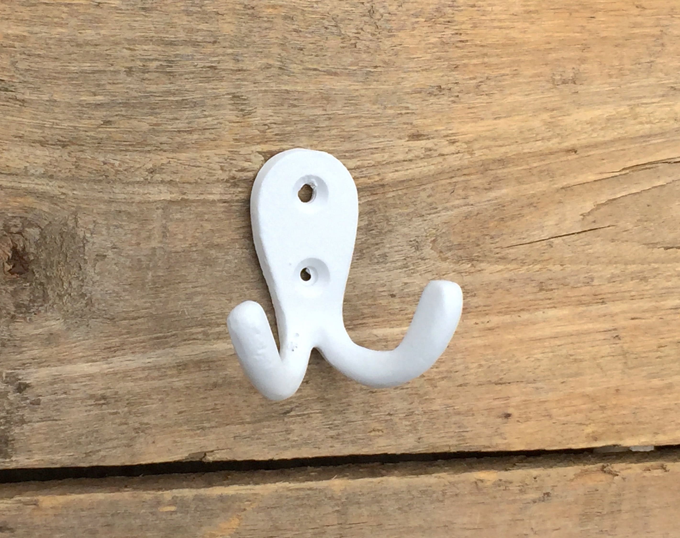 Mini Double Key Hooks Small Cast Iron Double Hooks Double Etsy