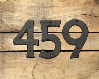 Cast Iron House Numbers