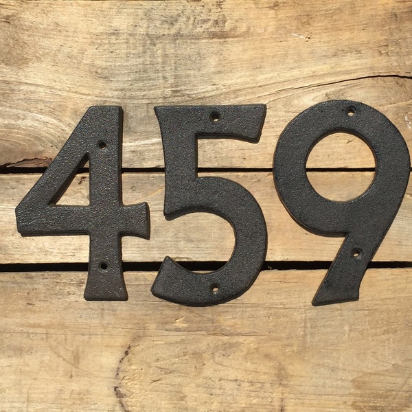 Cast Iron House Numbers, Cast Iron Numbers, Cast Iron Address Numbers