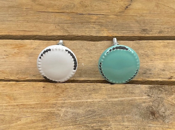 Enamel Style Ceramic Knobs