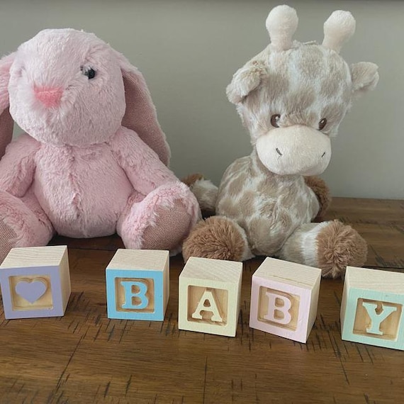 Mini Wooden Letter Blocks