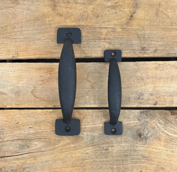Classic Black Cast Iron Drawer Pull
