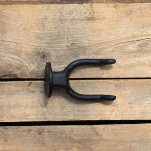 Tool Hanging Wall Hook, Cast Iron Tool Hanging Bracket, Heavy Duty Tool Hanging Hook, U shaped Hook image 5