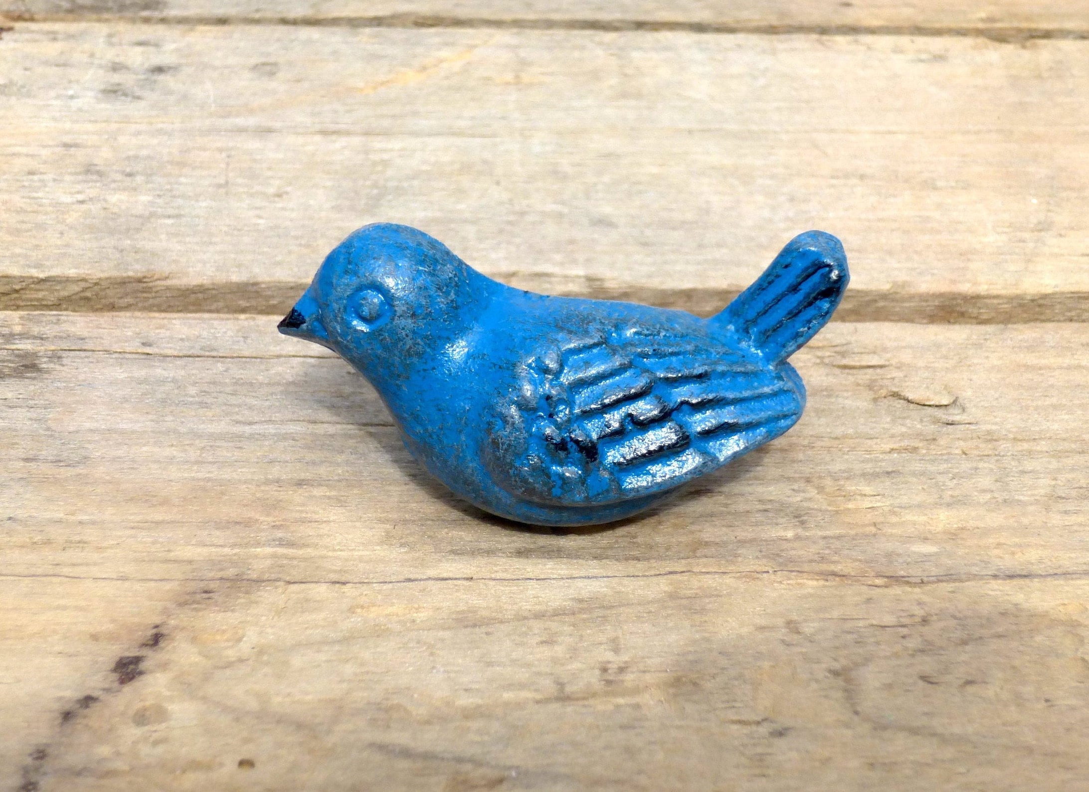Cast Iron Blue Bird Knob