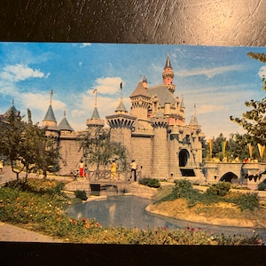 Vintage Disneyland Fantasyland Postcard - Sleeping Beauty's Castle