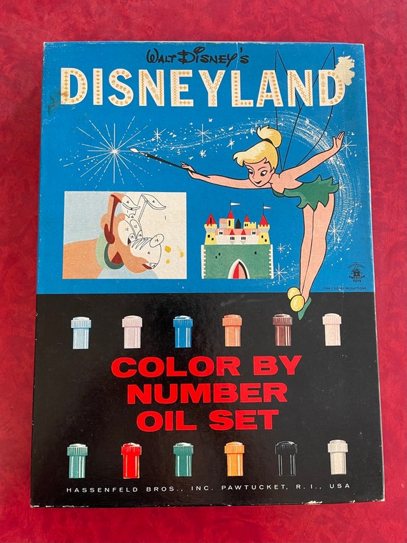 Walt Disney Vintage 1960 Classics Paint by Number Hasbro 2/8X10