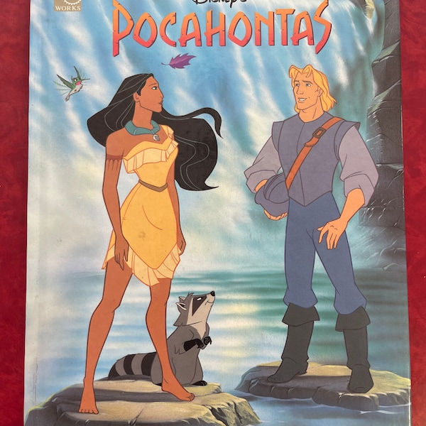 Vintage 1995 Walt Disney’s Pocahontas Disney classic series Book
