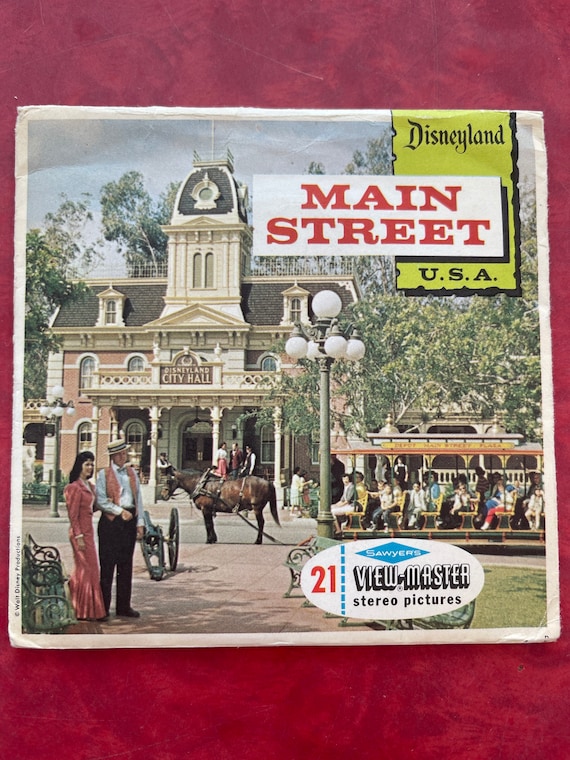 Vintage Disneyland Main Street USA View Master Set A 175 