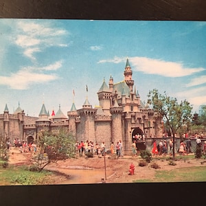 Vintage Disneyland Fantasyland Postcard - Sleeping Beauty's Castle