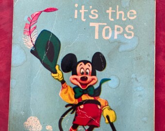 ✴︎mickey✴︎ Vintage 1950's Disneyland Mickey Mouse Squeaker Post Card