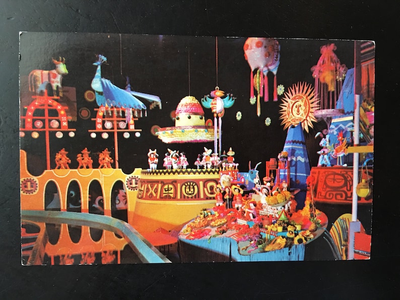 Vintage Disneyland Fantasyland Postcard It/'s A Small World