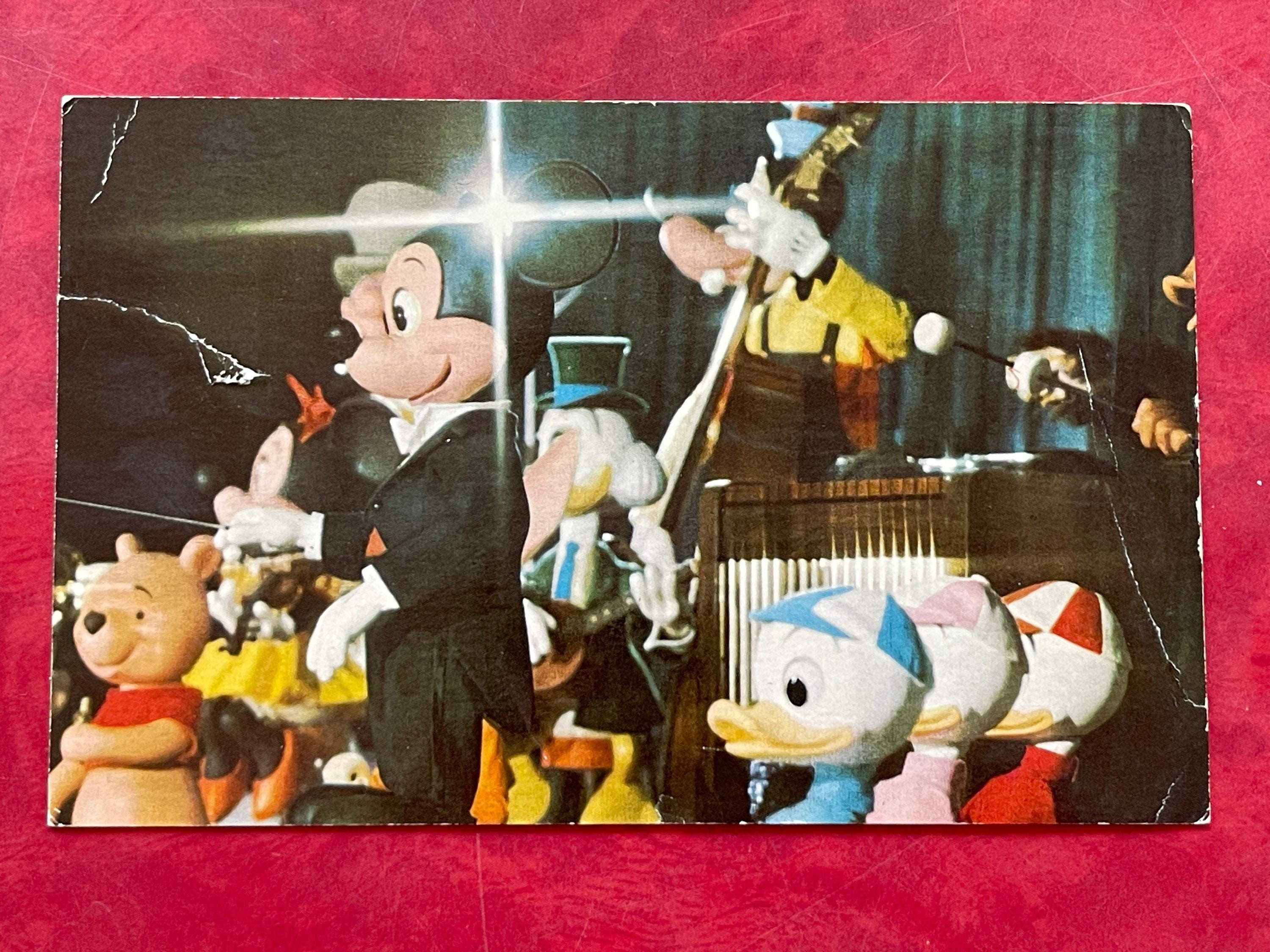 Vintage Walt Disney World Mickey Mouse Revue postcard Winnie ...
