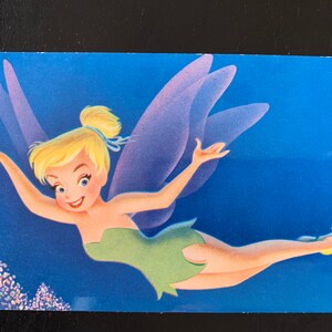 Vintage Disneyland Postcard - Tinkerbell Tinker Bell - Fantasyland- Pixie Dust