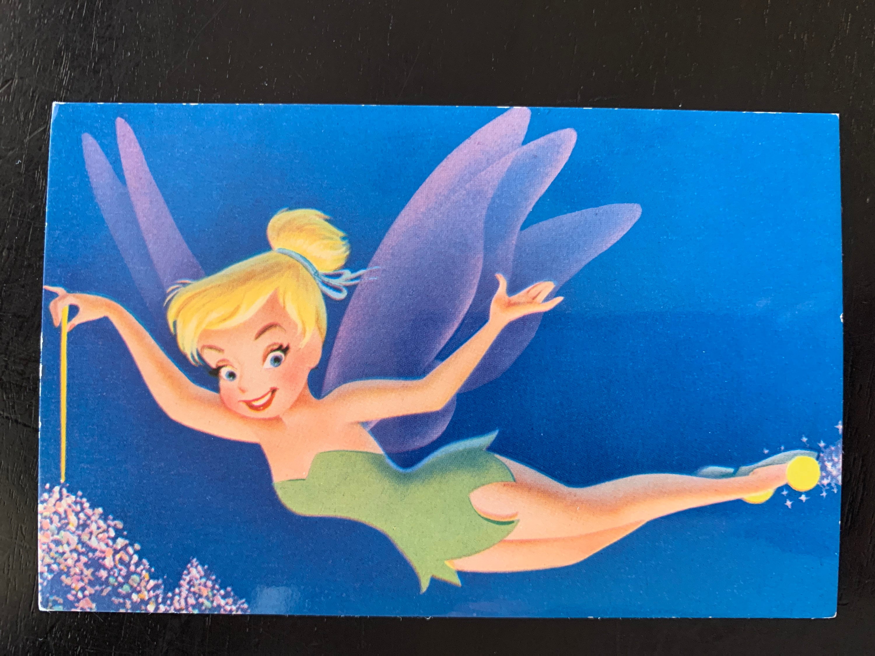 Vintage Disneyland Postcard - Tinkerbell Tinker Bell - Fantasyland