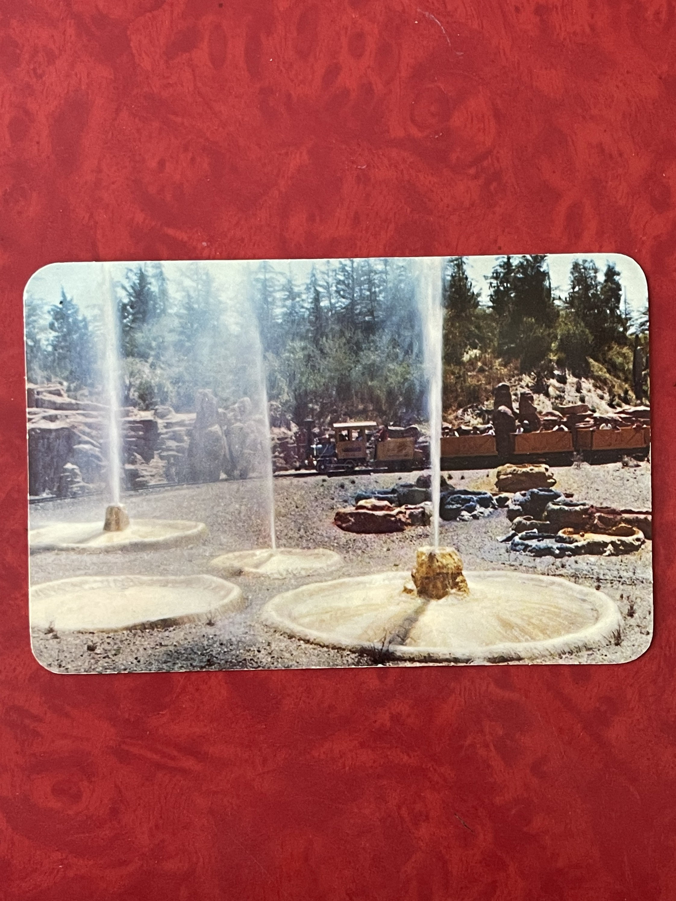 Vintage Disneyland Frontierland Postcard Mine Train - Etsy