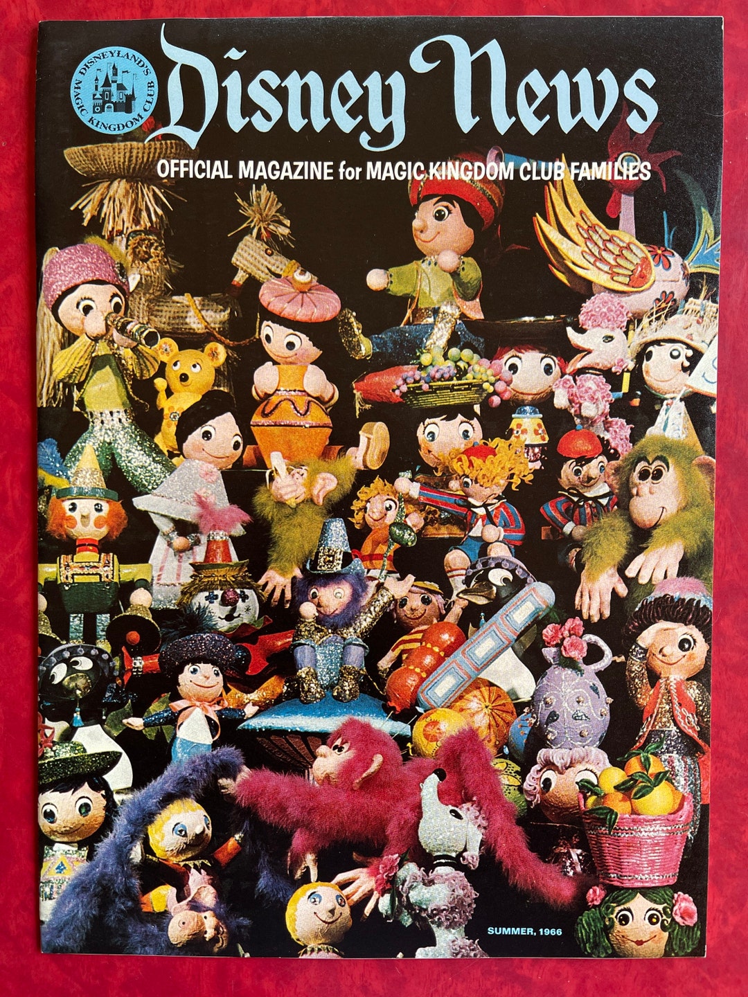 Summer of 1966 Disney News Official Magazine for Magic