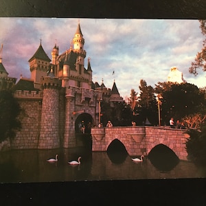 Vintage Disneyland Fantasyland Postcard - Sleeping Beauty's Castle -
