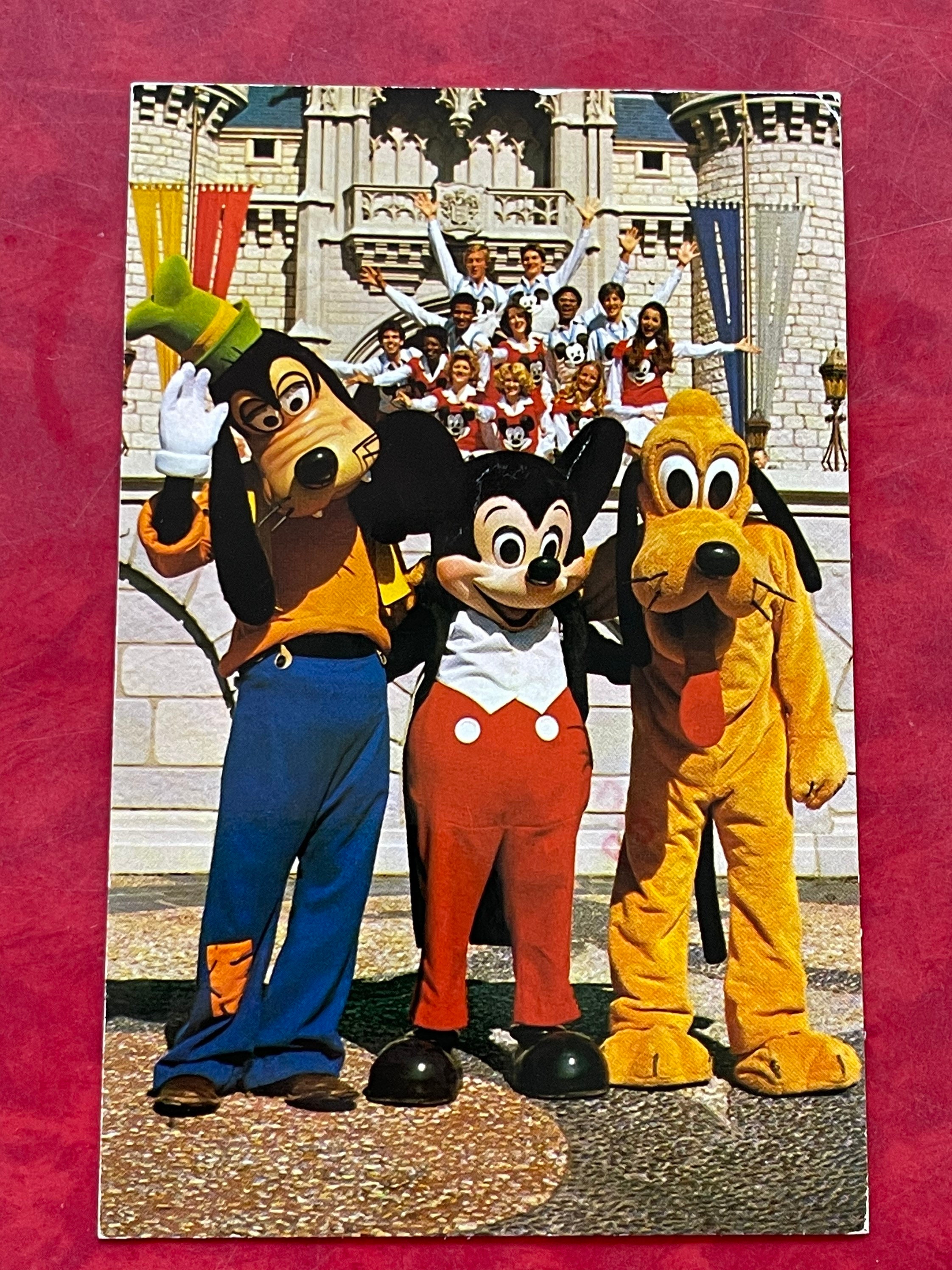 Vintage Walt Disney World Mickey Mouse Goofy Pluto Fantasyland