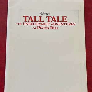 Walt Disney’s Tall Tale the Unbelievable Adventures of Pecos Bill Film ...