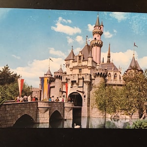 Vintage Disneyland Fantasyland Postcard - Sleeping Beauty's Castle
