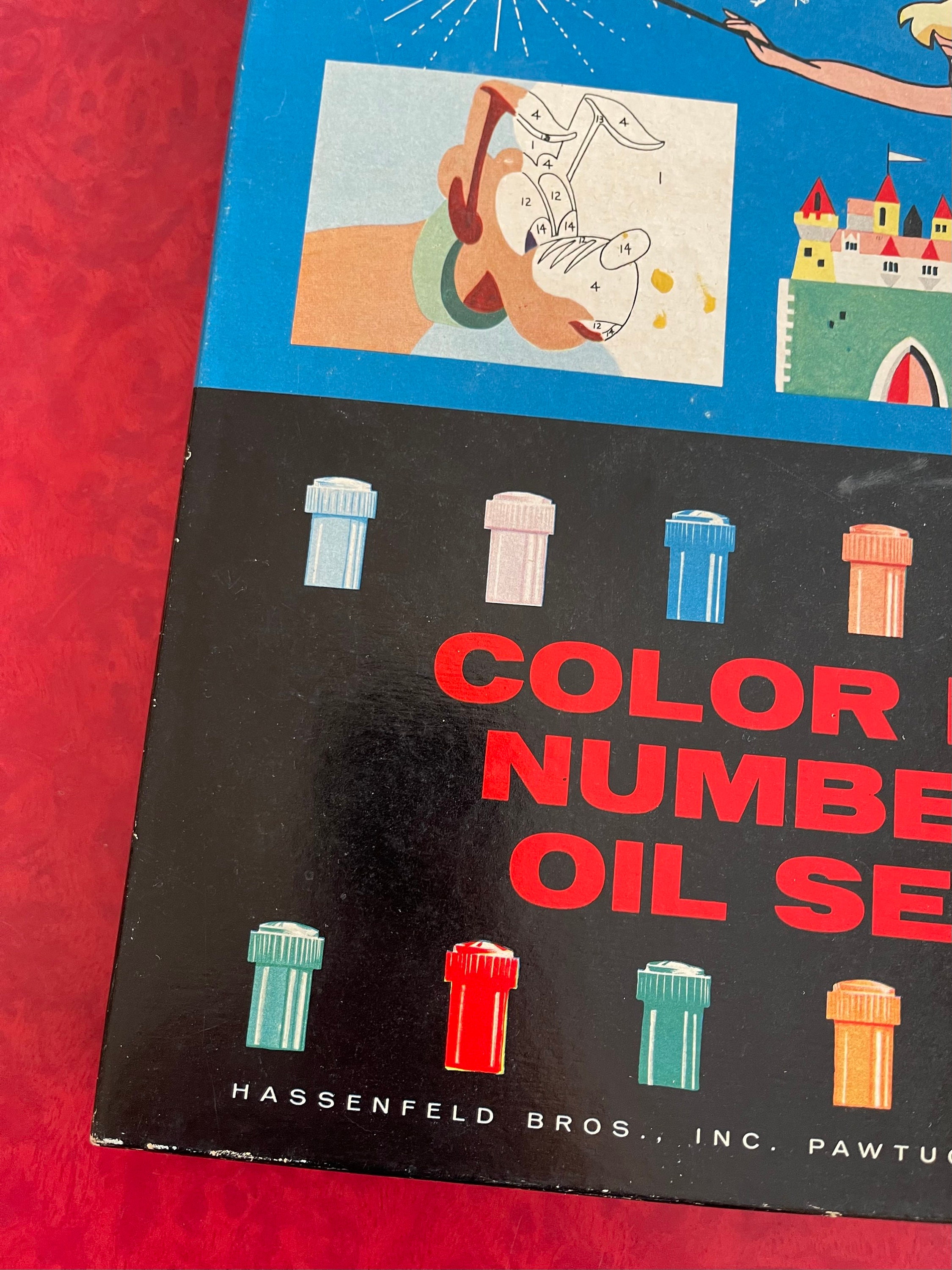 Walt Disney Vintage 1960 Classics Paint by Number Hasbro 2/8X10