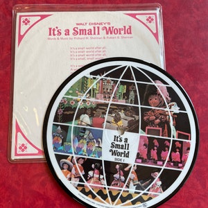 Disneyland Record It’s a Small World 1975 picture disc Wonderland music company BMI WDP