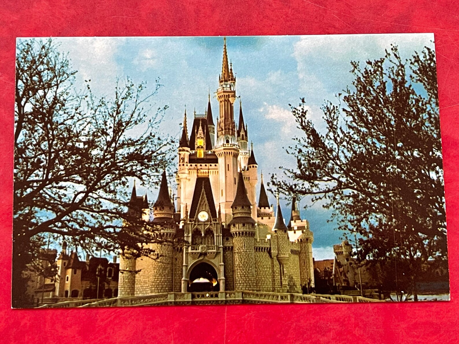 Vintage Walt Disney World Fantasyland Postcard Cinderella Castle Etsy