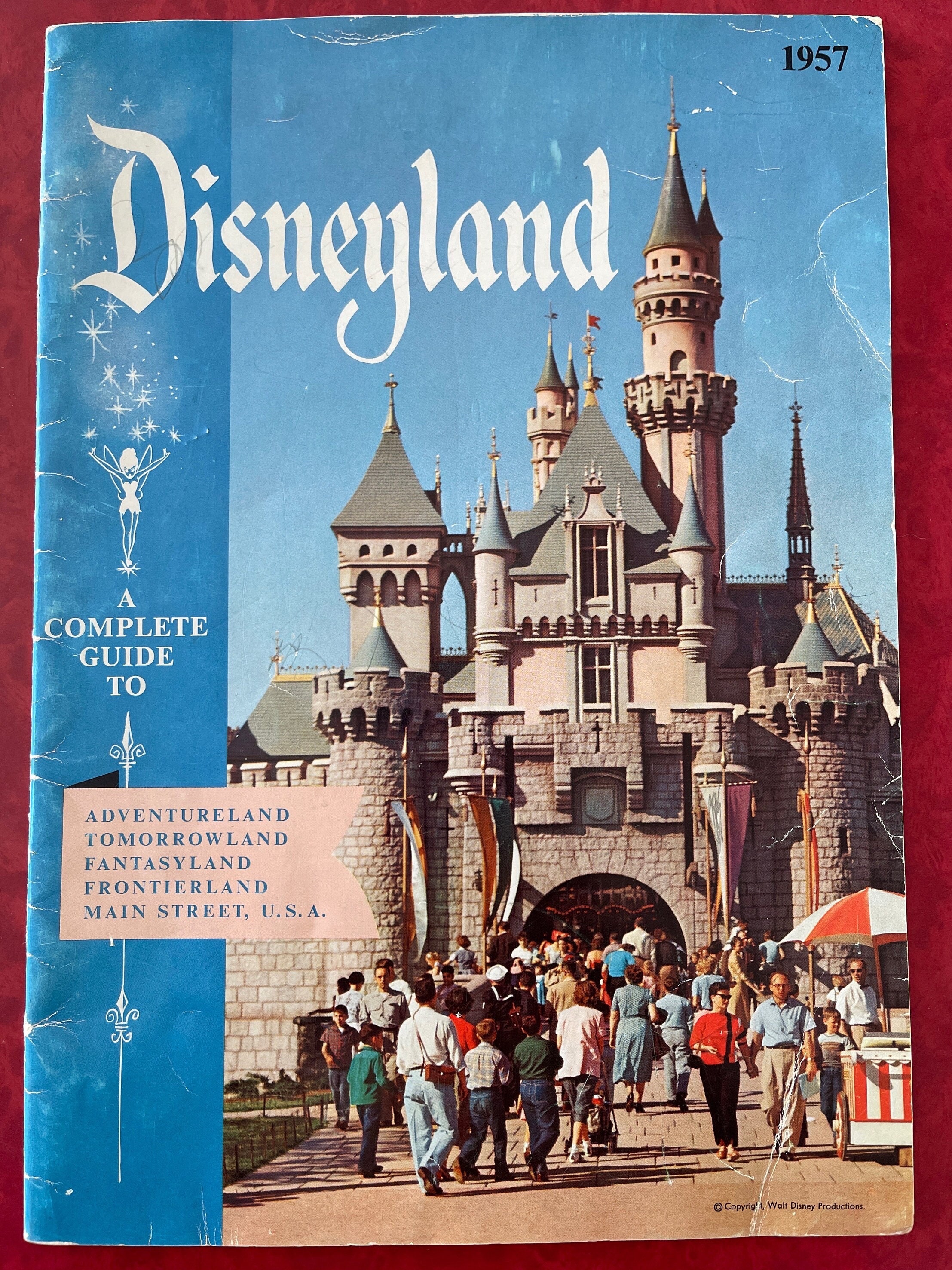 1957 Vintage Walt Disneys A Complete Guide to Disneyland Etsy