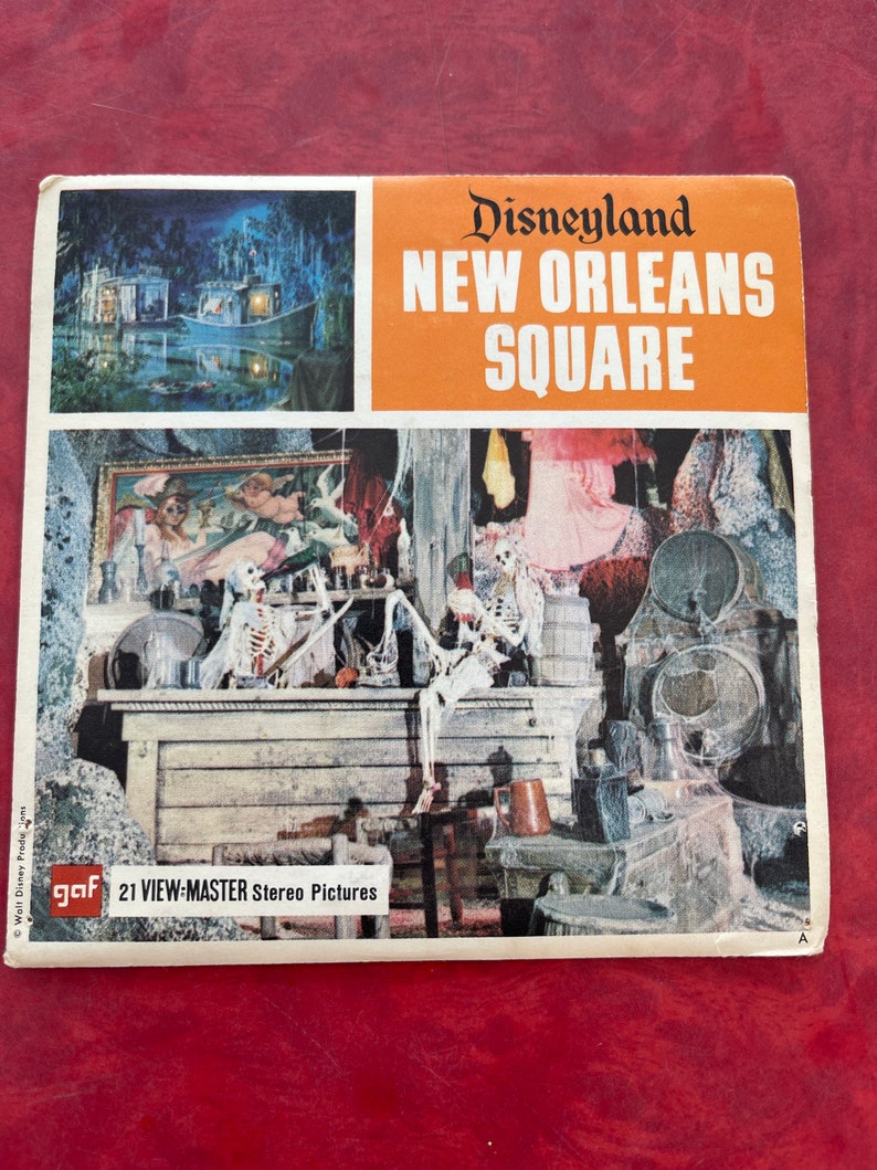Vintage GAF Disneyland New Orleans Square View Master A 180 Pirates of the Caribbean
