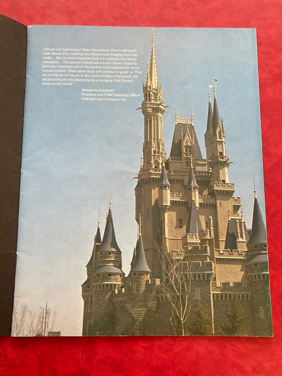 1983 Walt Disney's Tokyo Disneyland Book - Color Photos, About the