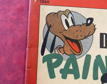 ヴィンテージ 1937 ウォルト ディズニーのドナルド ダック ペイント