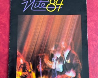 1984 Disneyland Grad Nite guide Night Booklet Brochure Flyer Photo Schools Souvenir Program