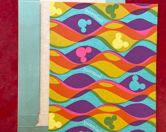 Caja de compras vintage de souvenirs de Disneyland sin usar