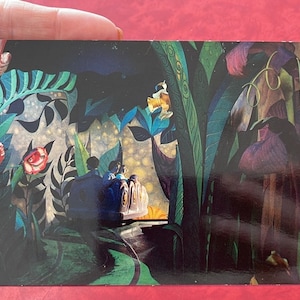 Vintage Disneyland Fantasyland Postcard - Alice in Wonderland Ride / Attraction