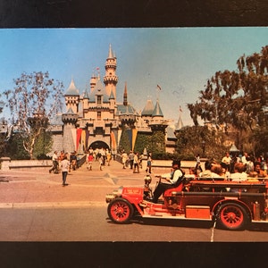 Vintage Disneyland Fantasyland Postcard - Sleeping Beauty&#39;s Castle