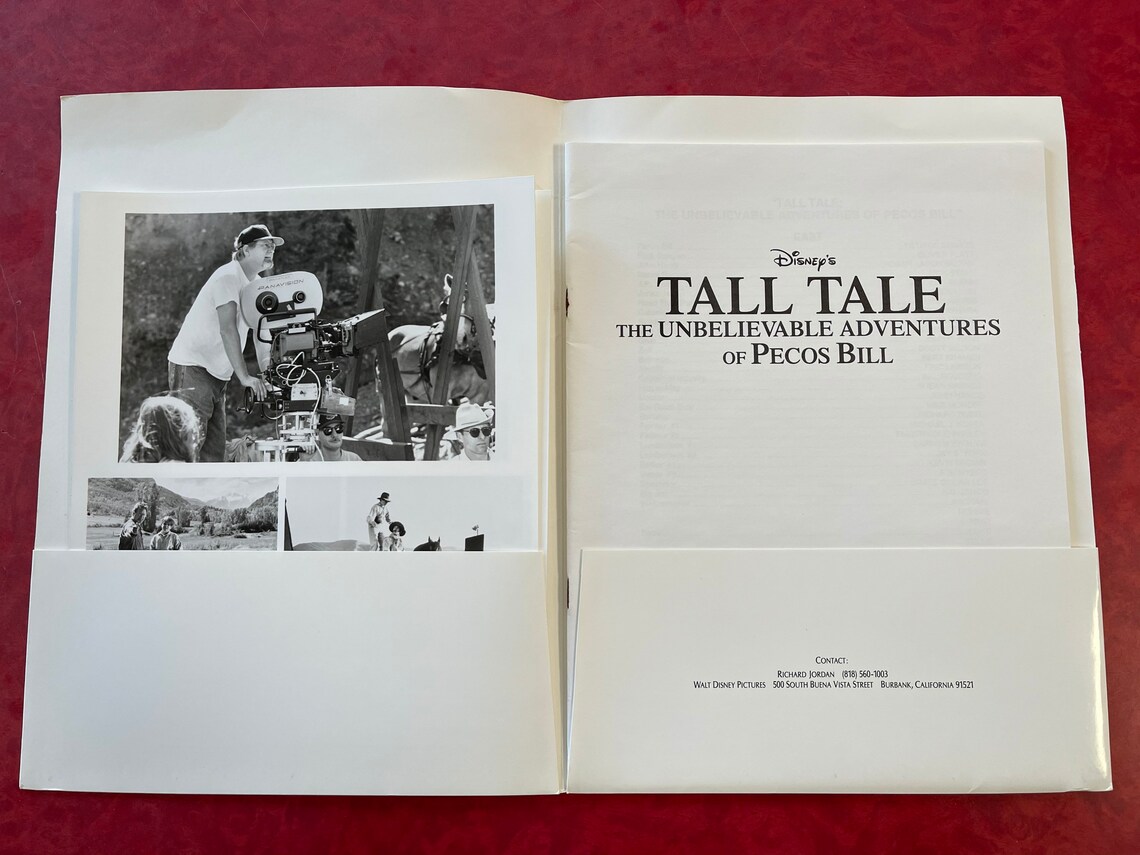 Walt Disney’s Tall Tale the Unbelievable Adventures of Pecos Bill Film ...