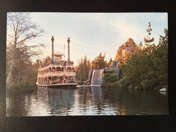 Disney Riverboat 24 x 36 or smaller Rivers of America Frontierland - Disneyland Vintage Mark Twain STEAMBOAT Blueprint POSTER!