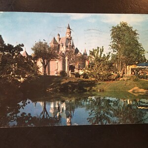 Vintage Disneyland Fantasyland Postcard - Sleeping Beauty's Castle