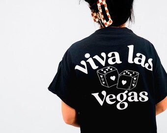 Custom Cropped "Viva Las Vegas", Vegas Bachelorette, Lucky In Love, Las Vegas Bachelorette Trip, Vegas Girls Trip Shirts, Bach Trip Shirts